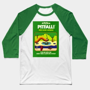 Classic 8-Bit Video Game Box Art - Pitfall! Baseball T-Shirt